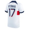 Virallinen Fanipaita Paris Saint-Germain Vitinha 17 Vieraspelipaita 2023-24 - Miesten